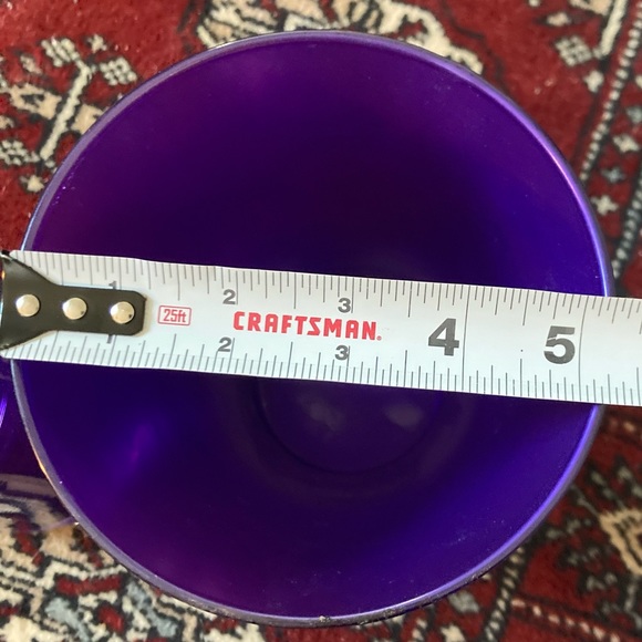 ONE STUNNING Shade of PURPLE Glass Vases 9 x 5.5” Vase - Picture 7 of 8